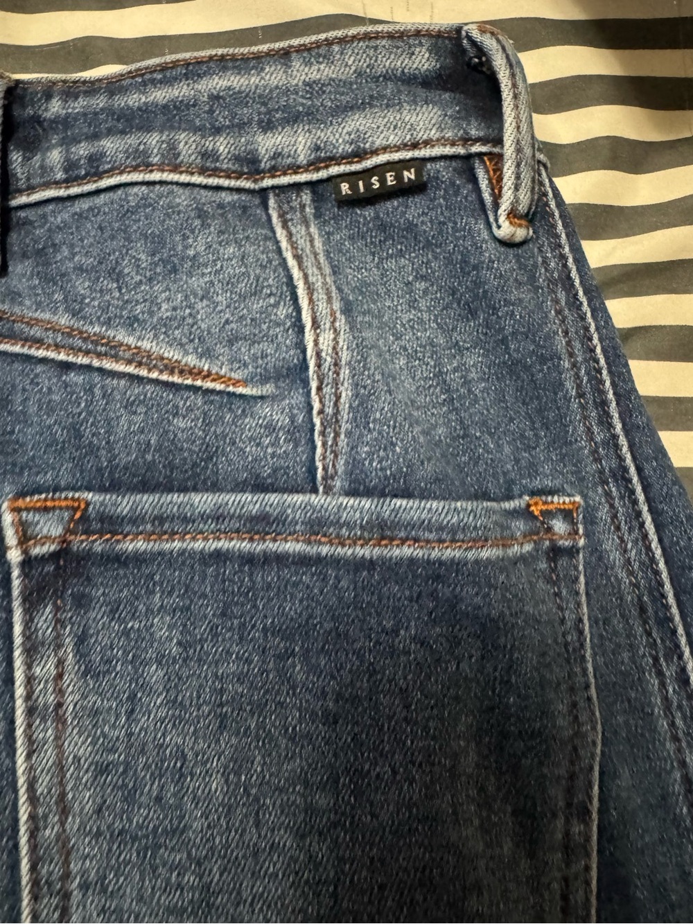 Risen Barrell Women's Jeans - Dark Blue - Picture 8 of 9